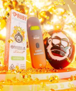 Ruby 2g Gorilla Bomb Disposable Vape | Potent & Earthy THC