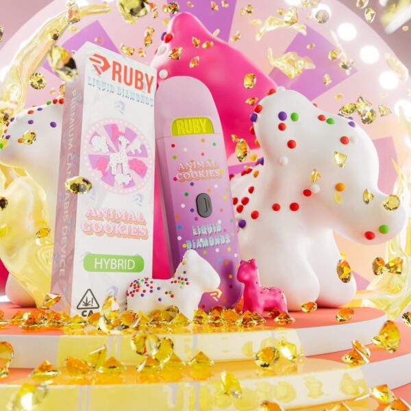 Ruby 2g Animal Cookies Disposable Vape | Potent & Creamy THC