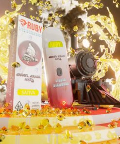 Ruby 2g Ghost Train Haze Disposable Vape | Potent Sativa Energy