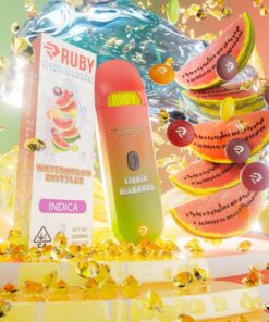 Ruby 2g Watermelon Zkittlez Disposable Vape | Sweet & Potent THC