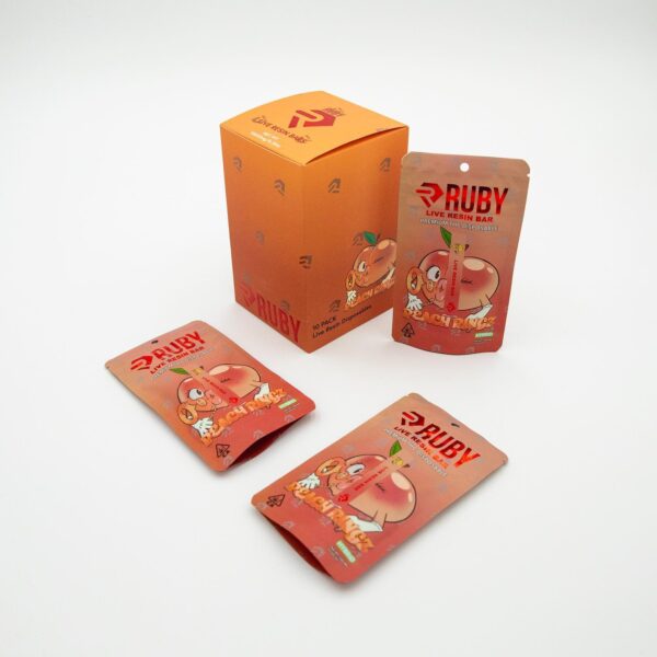 Ruby Cart Peach Ringz Live Resin Vape | Sweet & Potent THC